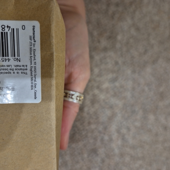 Amscan Silent Night Raindeer Blown Glass Bottle Stopper New - Picture 6 of 7